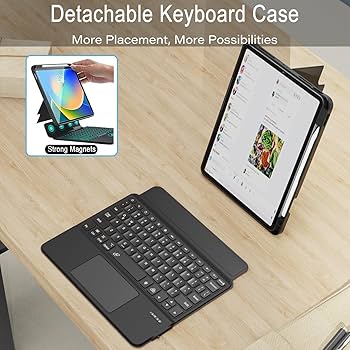 Amazon.com: ZENLU iPad Case with Keyboard Detachable for
